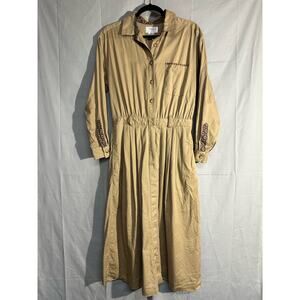 Talbot's Tan Long Sleeve Women's Dress